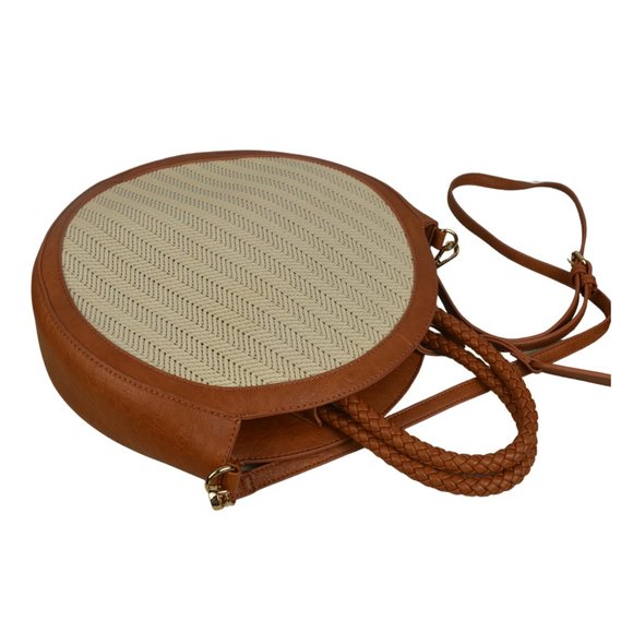 Sole/Society Circular Vegan Leather Handbag "Very Nice!" - Picture 5 of 5